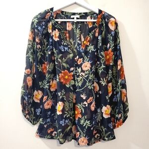 Joie - 100% Silk "Gloria C" Floral Print Blouse - Size M